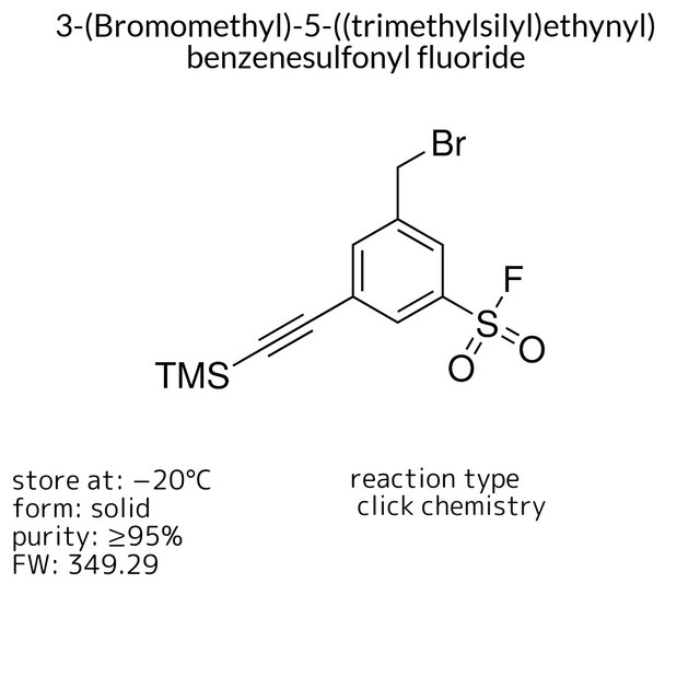 3-(Bromomethyl)-5-((trimethylsilyl)ethynyl)benzenesulfonyl fluoride