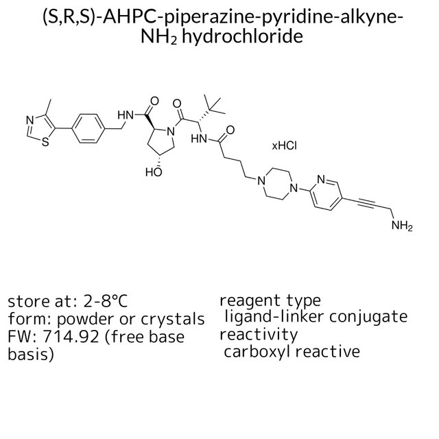 (S,R,S)-AHPC-piperazine-pyridine-alkyne-NH? hydrochloride