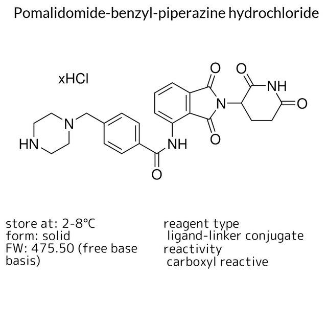 Pomalidomide-benzyl-piperazine hydrochloride