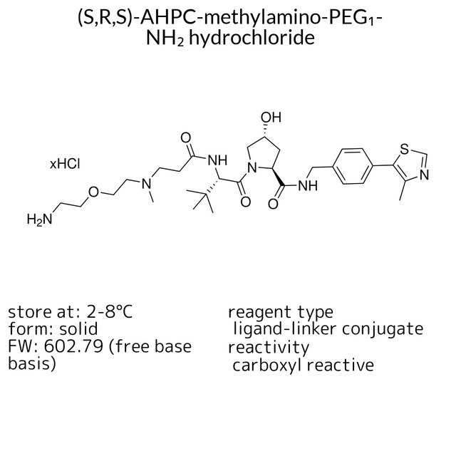 (S,R,S)-AHPC-methylamino-PEG?-NH? hydrochloride