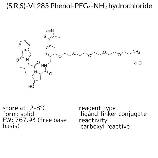 (S,R,S)-VL285 Phenol-PEG?-NH? hydrochloride
