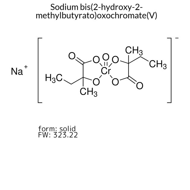 Sodium bis(2-hydroxy-2-methylbutyrato)oxochromate(V)