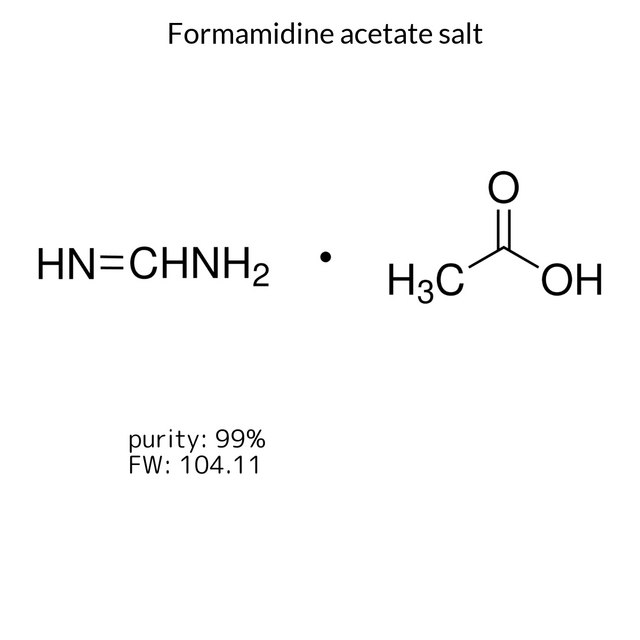 Formamidine acetate salt
