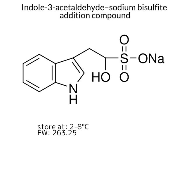 Indole-3-acetaldehyde–sodium bisulfite addition compound