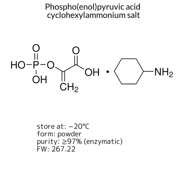 Phospho(enol)pyruvic acid cyclohexylammonium salt