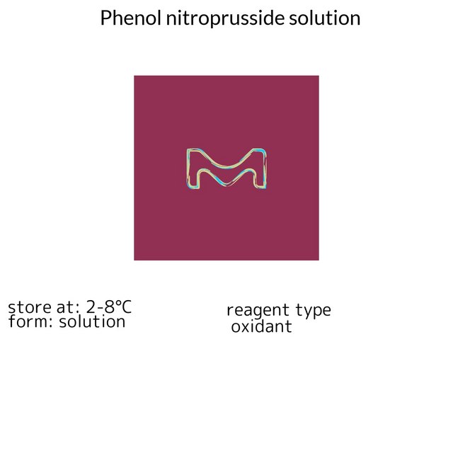 Phenol nitroprusside solution