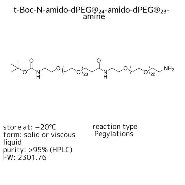 t-Boc-N-amido-dPEG®??-amido-dPEG®??-amine
