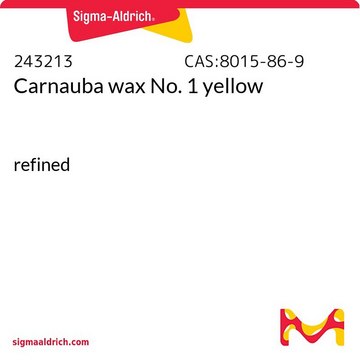 Carnauba wax No. 1 yellow