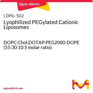 Lyophilized PEGylated Cationic Liposomes