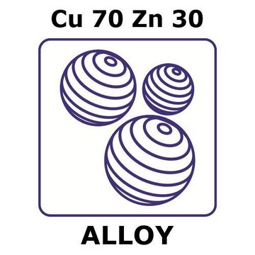 BRASS ALLOY, CU70ZN30, SPHERE, 3.0MM