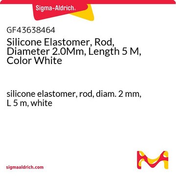 SILICONE ELASTOMER, ROD, DIAMETER 2.0MM&
