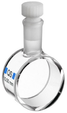 HELLMA QUARTZ CYLINDRICAL CUVETTE, 10MM