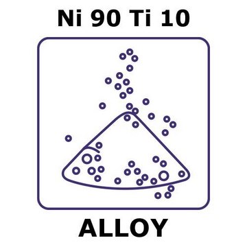 NICKEL-TITANIUM ALLOY, NI90TI10, POWDER&