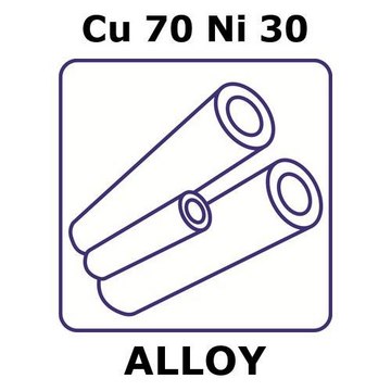 COPPER-NICKEL ALLOY, CU70NI30, 500MM TU&