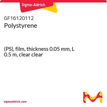 POLYSTYRENE, (PS), FILM, THICKNESS 0.05&