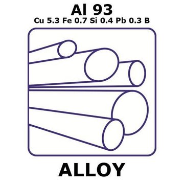 ALUMINUM ALLOY 2011, AL93CU5.3FE0.7SI0.&