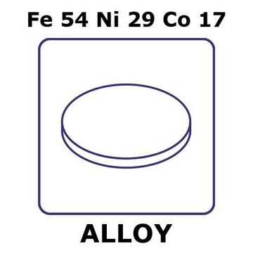 GLASS SEALING ALLOY ALLOY, FE54NI29CO17&