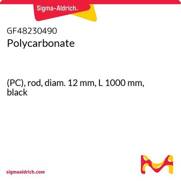 POLYCARBONATE, (PC), ROD, DIAMETER 12MM&