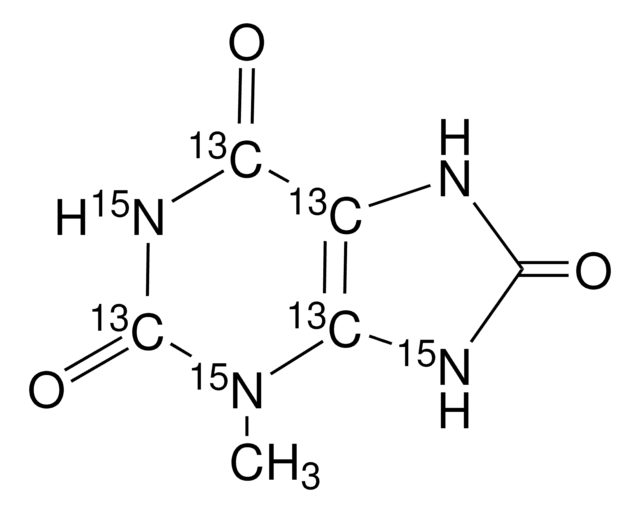 3-Methyluric acid-2,4,5,6-¹³C?, 1,3,9-¹?N?