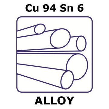 PHOSPHOR BRONZE ALLOY, CU94SN6, 100MM