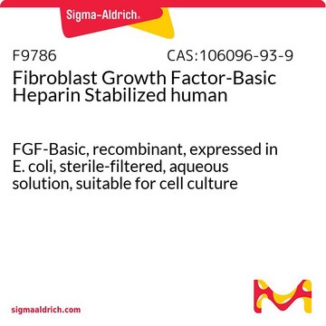 Fibroblast Growth Factor-Basic Heparin Stabilized