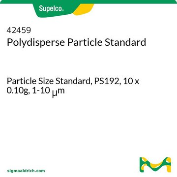 POLYDISPERSE PARTICLE STANDARDS, 1-10 UM