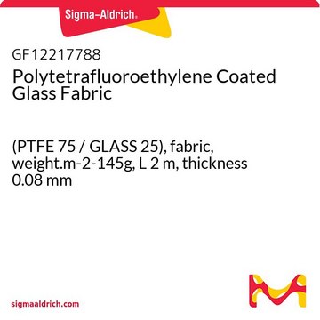 POLYTETRAFLUOROETHYLENE COATED GLASS FA&