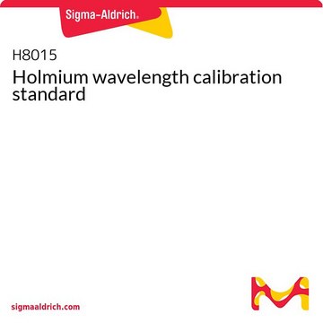 Holmium wavelength calibration standard