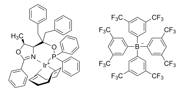 1,5-Cyclooctadiene{[dibenzyl((4S,5S)-5-methyl-2-phenyl-4,5-dihydro-4-oxazolyl)methyl]diphenylphosphinite ?N:?P}iridium(I) tetrakis(3,5-bis(trifluoromethyl)phenyl)borate