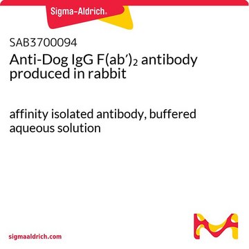 Anti-Dog IgG F(ab?)? antibody produced