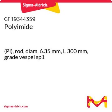 POLYIMIDE, (PI), ROD, DIAMETER 6.35MM,