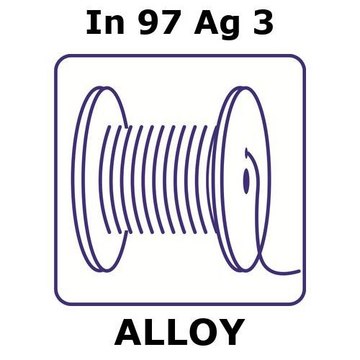 INDIUM/SILVER, WIRE,IN 97%/AG 3%, DIAME&