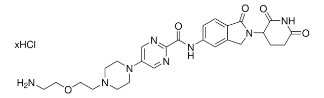 C5 Lenalidomide-pyrimidine-piperazine-PEG?-NH? hydrochloride