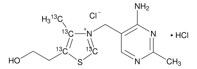 Thiamine-(4-methyl-¹³C-thiazol-5-yl-¹³C?) hydrochloride