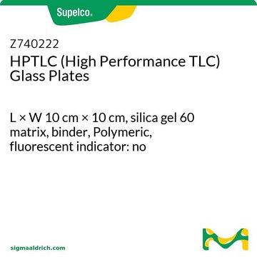 HPTLC GLASS PLATES, SI 60,