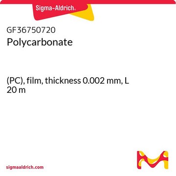 POLYCARBONATE, (PC), FILM, THICKNESS 0.&