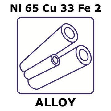 MONEL ALLOY 400, NI65CU33FE2, 1000MM