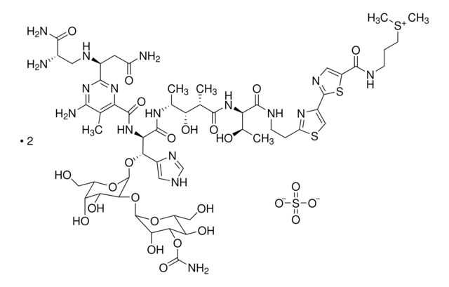 Bleomycin sulfate from Streptomyces verticillus