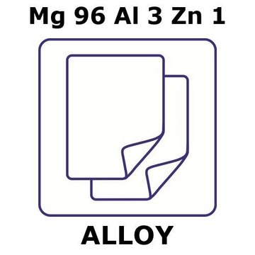 MAGNESIUM ALLOY AZ31, FOIL, MG96/AL