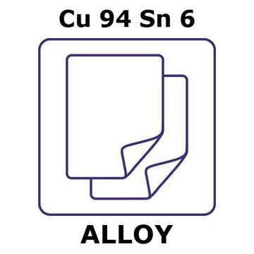 PHOSPHOR BRONZE ALLOY, CU94SN6, FOIL,
