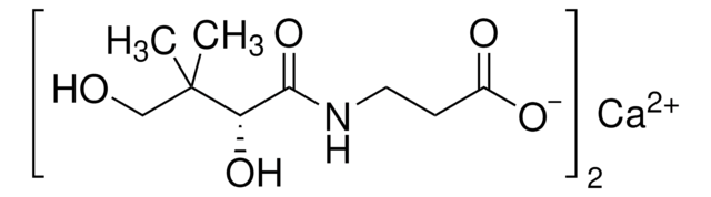 ?-Pantothenic acid hemicalcium salt
