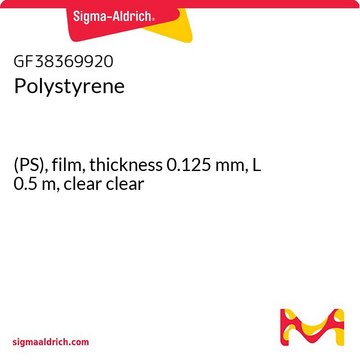 POLYSTYRENE, (PS), FILM, THICKNESS 0.12&