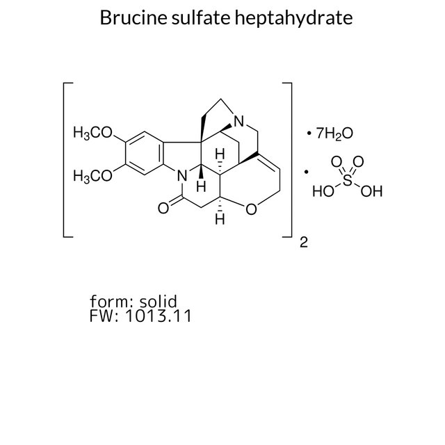 Brucine sulfate heptahydrate