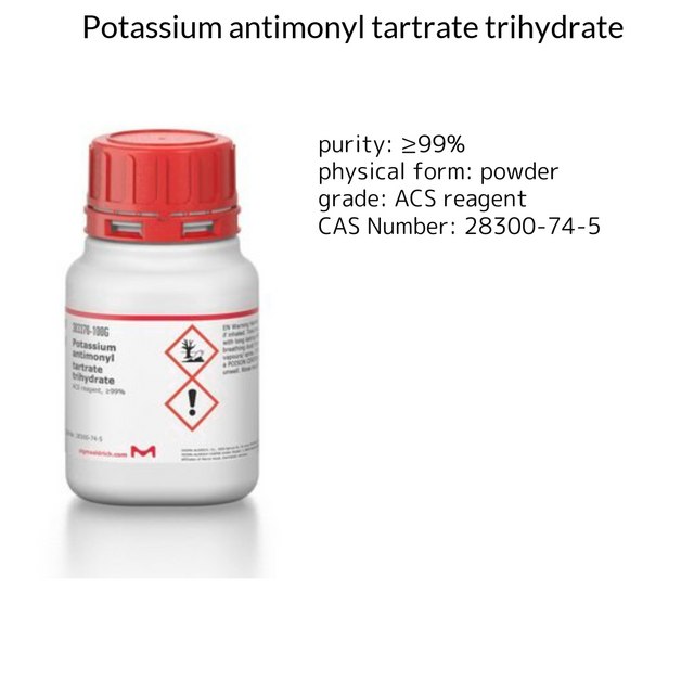 Potassium antimonyl tartrate trihydrate