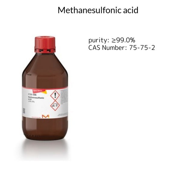 Methanesulfonic acid