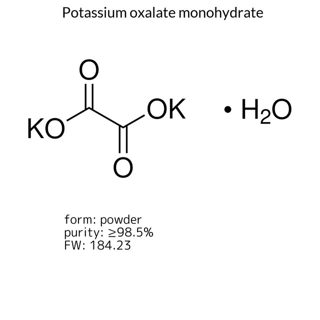 Potassium oxalate monohydrate
