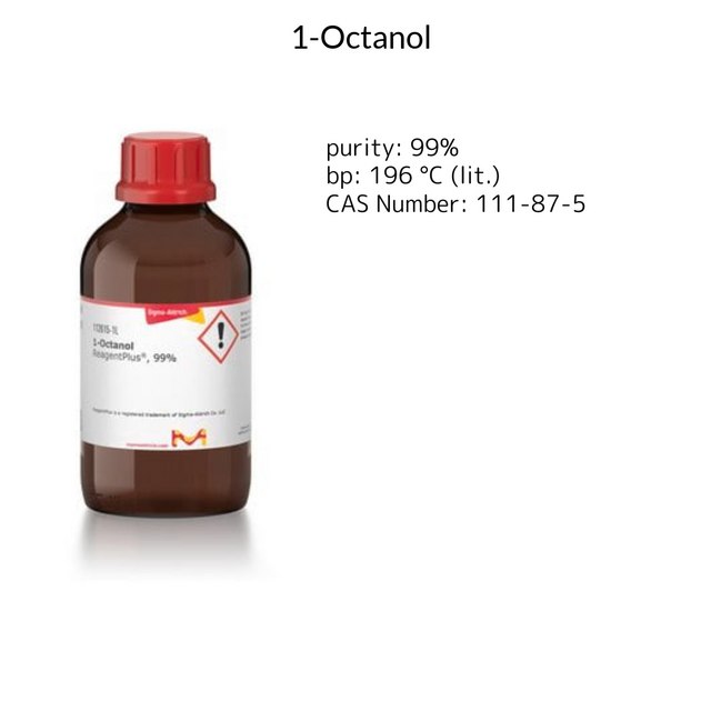 1-OCTANOL, REAGENTPLUS, 99%