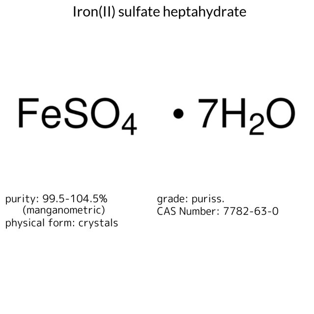 IRON(II) SULFATE-7-HYDRATE EXTRA PURE,D&