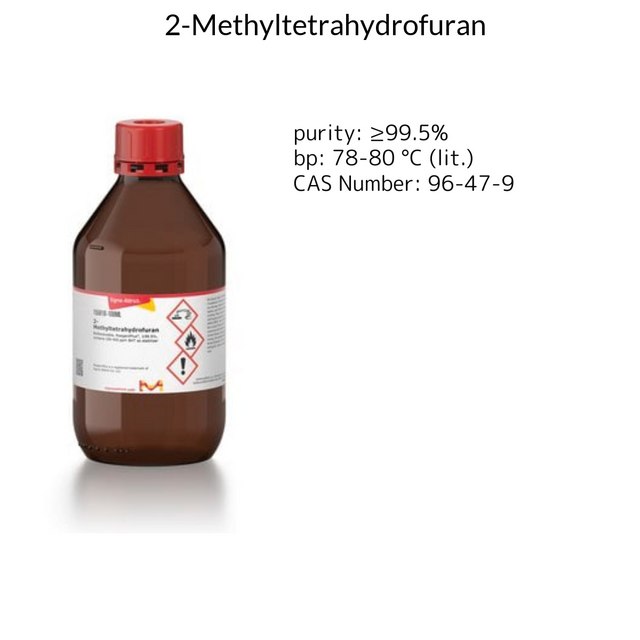 2-METHYLTETRAHYDROFURAN BIORENEWABLE, R&