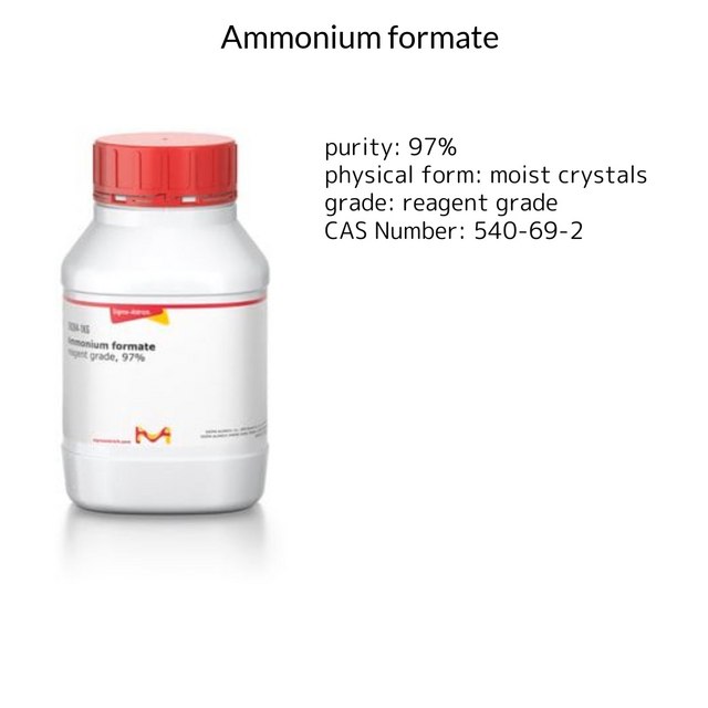 AMMONIUM FORMATE, REAGENT GRADE, 97%